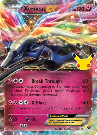 Xerneas EX 097/146 - Celebrations Classic Collection Holofoil - for just $2.12! 