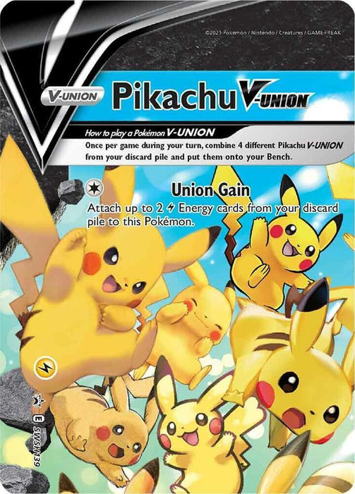 Pikachu V-UNION (SWSH139) (Celebrations) [Sword & Shield: Black Star Promos] - for just $3.50! 