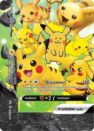 Pikachu V-Union SWSH141/307 - SWSH Sword & Shield Promo Cards Holofoil - for just $1.09! 