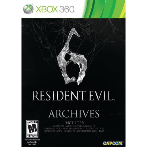 Resident Evil 6: Archives (Xbox 360) - Just $0! Shop now at Retro Gaming of Denver