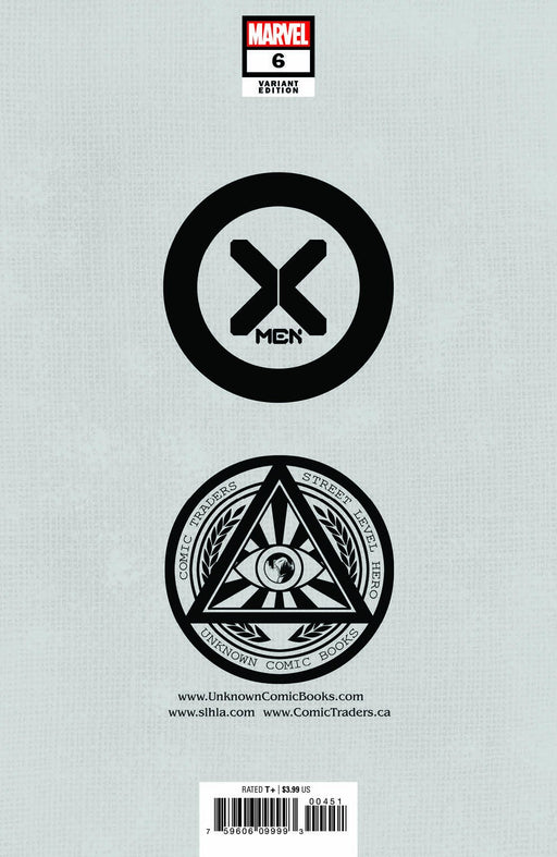 X-Men #6 Unknown Comics Marco Turini Exclusive Var (01/05/2022) - for just $5! 