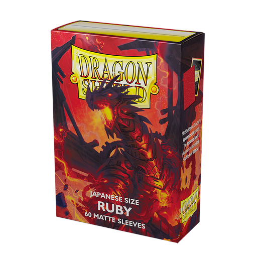 Dragon Shield: Japanese Size 60ct Sleeves - Ruby (Matte) - Just $0! Shop now at Retro Gaming of Denver