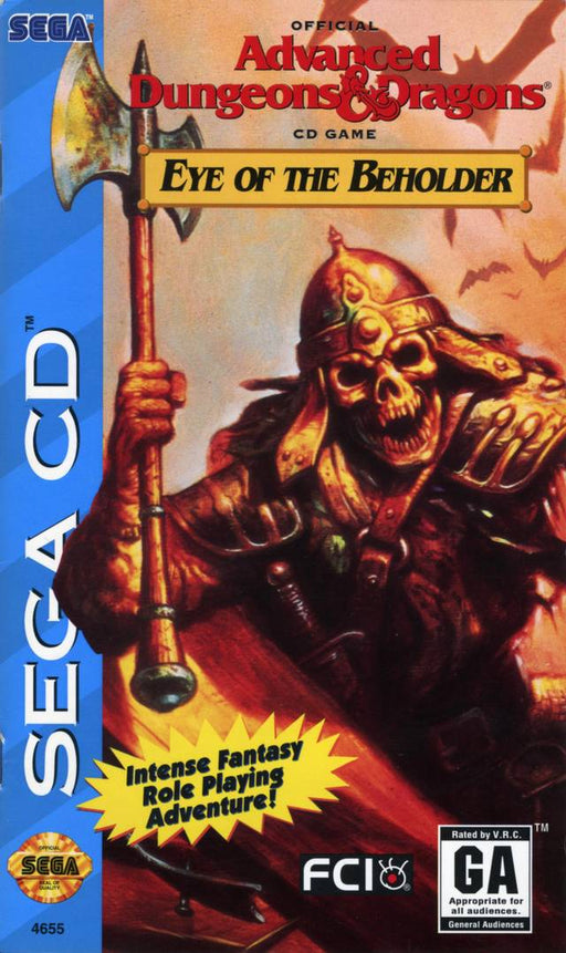 Advanced Dungeons & Dragons: Eye of the Beholder (Sega CD) - for just $0! 