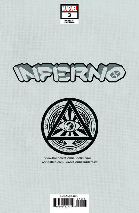 Inferno #3 (Of 4) Unknown Comics David Nakayama Exclusive Color Bleed Var (11/24/2021) (12/08/2021) - for just $10! 