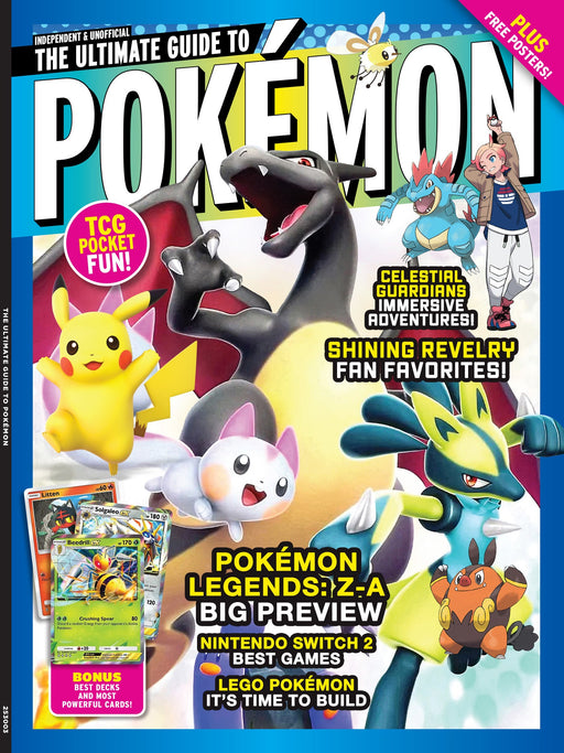 Pokémon - The Ultimate Guide: Pokemon Legends Z-A, Big Preview, Nintendo Switch 2 Games, World Of Lego & Celestial Guardians, Immersive Adventures, Shining Revelry Fan Favorites, Posters & More! - for just $14.99! 