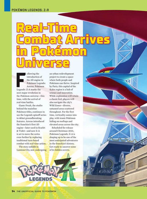 Pokémon - The Ultimate Guide: Pokemon Legends Z-A, Big Preview, Nintendo Switch 2 Games, World Of Lego & Celestial Guardians, Immersive Adventures, Shining Revelry Fan Favorites, Posters & More! - for just $14.99! 