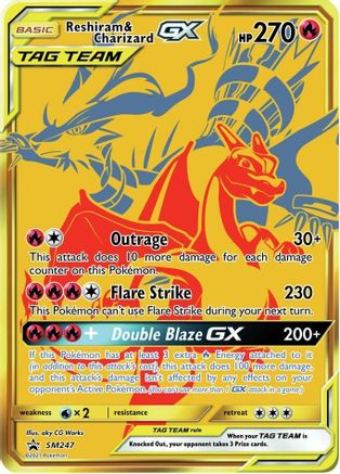 Reshiram & Charizard GX SM247/248 - SM Promos Holofoil - for just $18.85! 