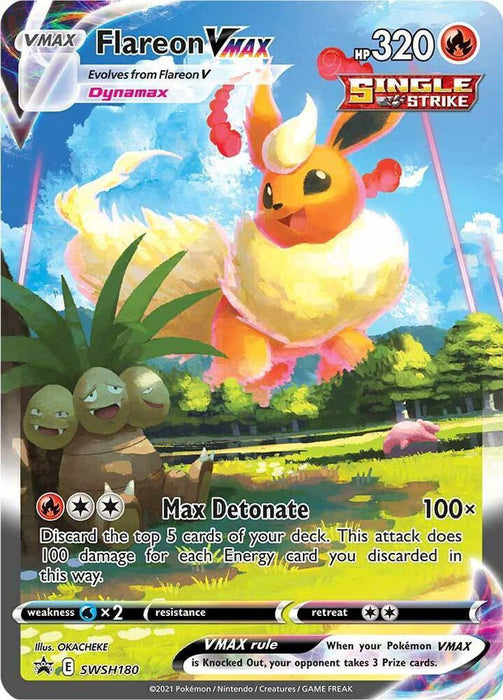 Flareon VMAX (SWSH180) [Sword & Shield: Black Star Promos] - for just $26.10! 