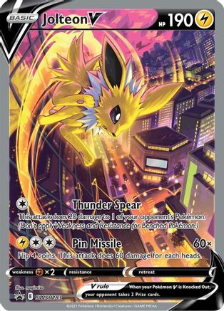 Jolteon V SWSH183/307 - SWSH Sword & Shield Promo Cards Holofoil - for just $30.65! 