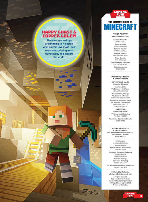 Minecraft - The Ultimate Guide: Enhance Your Gameplay Experience, Mob Leashing Tricks, Happy Ghast Evolution, Copper Creations, Dragon Training Secrets, Unlock Every Movie Discs, Posters & More! - for just $12.99! 