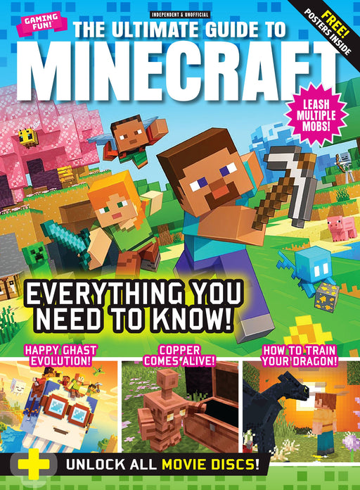 Minecraft - The Ultimate Guide: Enhance Your Gameplay Experience, Mob Leashing Tricks, Happy Ghast Evolution, Copper Creations, Dragon Training Secrets, Unlock Every Movie Discs, Posters & More! - for just $12.99! 