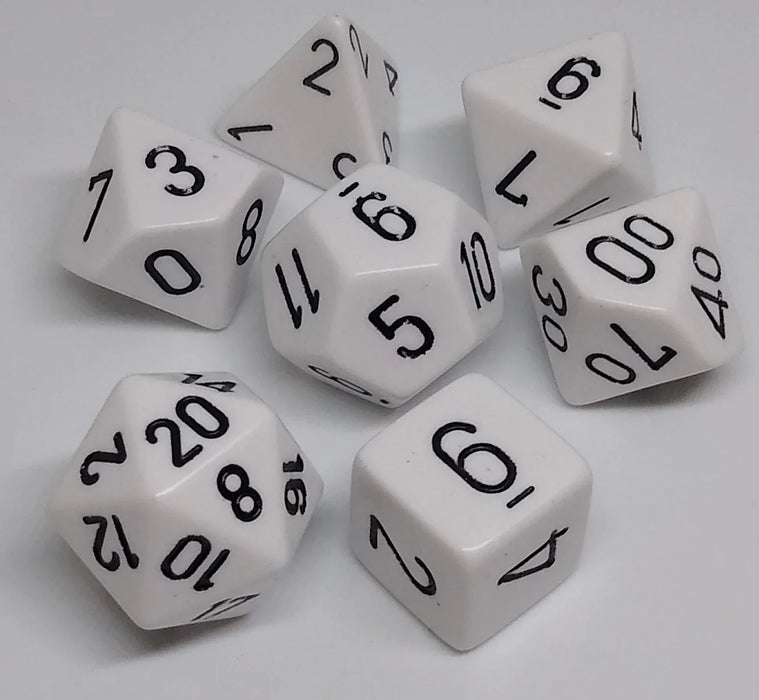 Chessex: Opaque Polyhedral Dice Set - for just $4.98! 