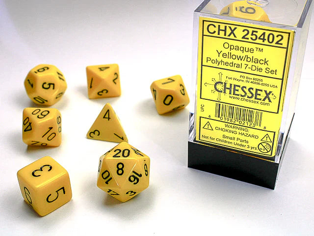 Chessex: Opaque Polyhedral Dice Set - for just $4.98! 