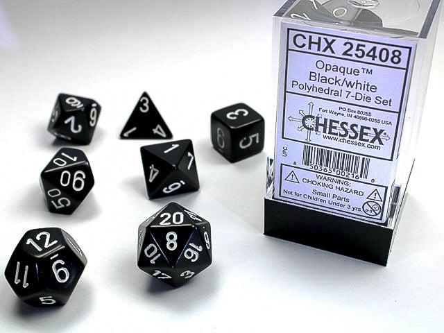 Chessex: Opaque Polyhedral Dice Set - for just $4.98! 
