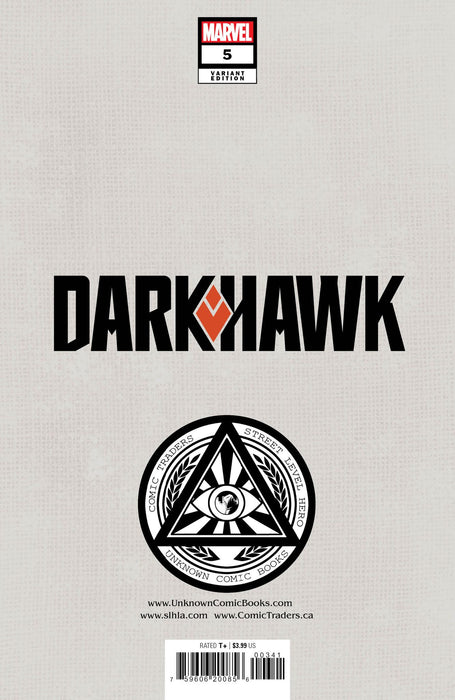 Darkhawk #5 (Of 5) Unknown Comics Taurin Clarke Exclusive Var (12/22/2021) (01/12/2022) - for just $10! 