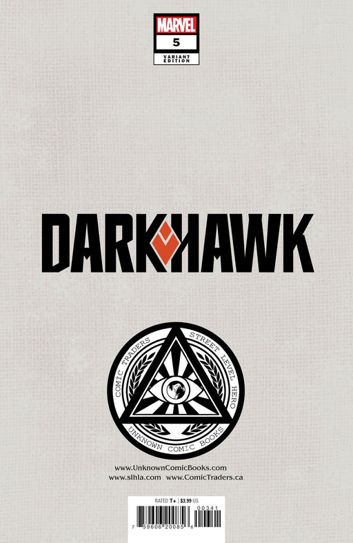 Darkhawk #5 (Of 5) Unknown Comics Taurin Clarke Exclusive Var (12/22/2021) (01/12/2022) - for just $10! 