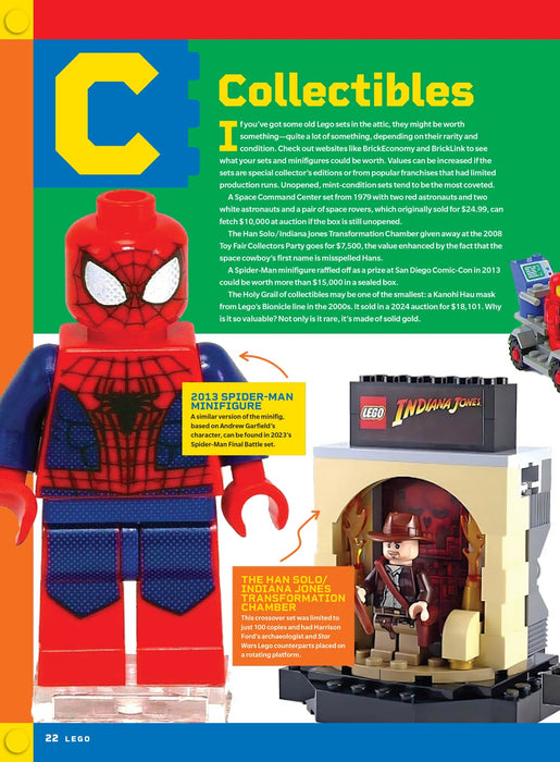 LEGO - A Complete Fan Guide: A To Z, Explore The Best From Iconic Sets To Movies, TV Shows, Theme Parks & Adventures In Marvel, LEGO Pokémon, Ninjago, Star Wars, Minecraft Universes & More! - for just $14.99! 