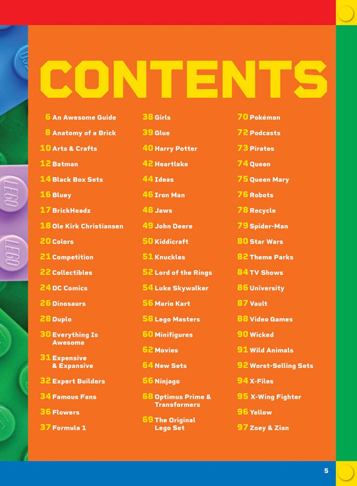 LEGO - A Complete Fan Guide: A To Z, Explore The Best From Iconic Sets To Movies, TV Shows, Theme Parks & Adventures In Marvel, LEGO Pokémon, Ninjago, Star Wars, Minecraft Universes & More! - for just $14.99! 