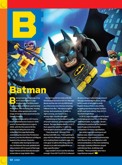 LEGO - A Complete Fan Guide: A To Z, Explore The Best From Iconic Sets To Movies, TV Shows, Theme Parks & Adventures In Marvel, LEGO Pokémon, Ninjago, Star Wars, Minecraft Universes & More! - for just $14.99! 
