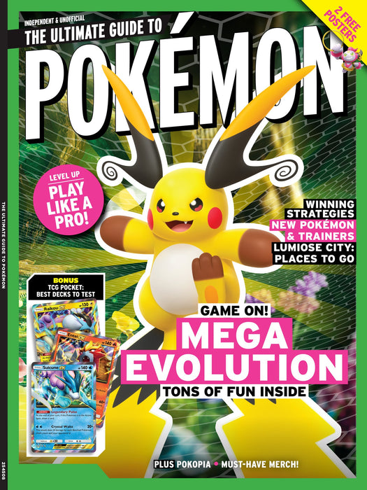 Pokémon- The Ultimate Guide: Level Up & Play Like A Pro, Master Mega Evolutions, Winning Strategies, New Pokemon & Trainers Explore Lumiose City, Exclusive Insights, Bonus Posters Included & More! - for just $14.99! 