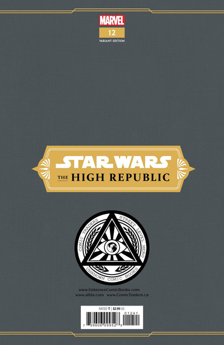 Star Wars High Republic #12 Unknown Comics Mico Suayan Exclusive Var (12/15/2021) - for just $10! 