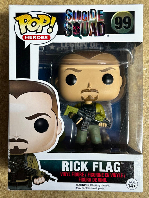 Funko Pop! DC Heroes Rick Flag #99 Suicide Squad 2016 Vaulted - for just $7! 