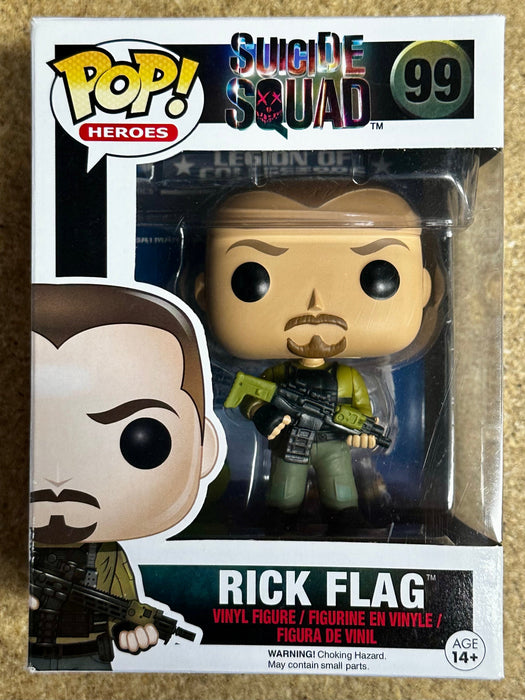 Funko Pop! DC Heroes Rick Flag #99 Suicide Squad 2016 Vaulted - for just $7! 