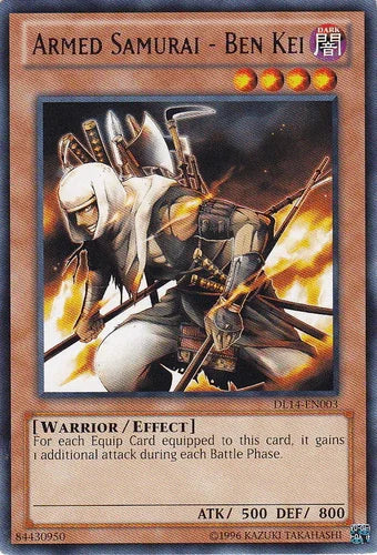 Armed Samurai - Ben Kei (Blue) [DL14-EN003] Rare - for just $6.40! 