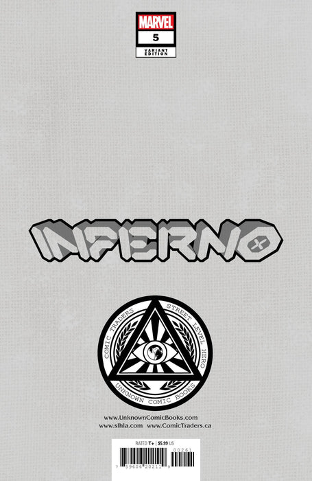 Inferno #4 (Of 4) Unknown Comics David Nakayama Exclusive Color Bleed Var (01/05/2022) - for just $10! 