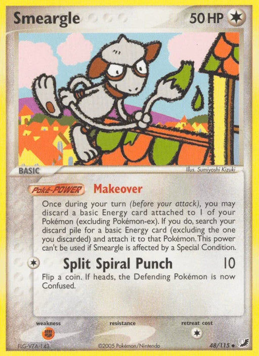Smeargle (48/115) [EX: Unseen Forces] - for just $1.55! 