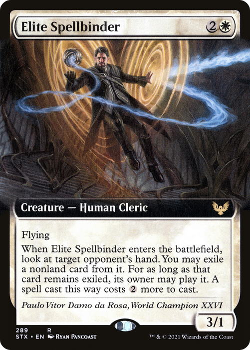 Elite Spellbinder (STX-289) - Strixhaven: School of Mages: (Extended Art) - for just $0.14! 