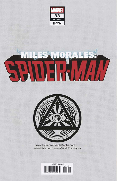 Miles Morales Spider-Man #33 Unknown Comics Gabriele Dell'Otto Exclusive Var (12/08/2021) (12/15/2021) - for just $10! 