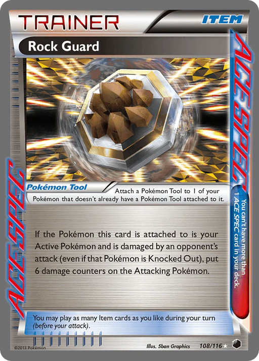 Rock Guard (108/116) [Black & White: Plasma Freeze] - for just $1.20! 