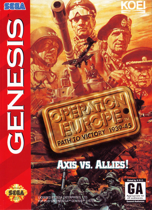 Operation Europe (Sega Genesis) - for just $0! 