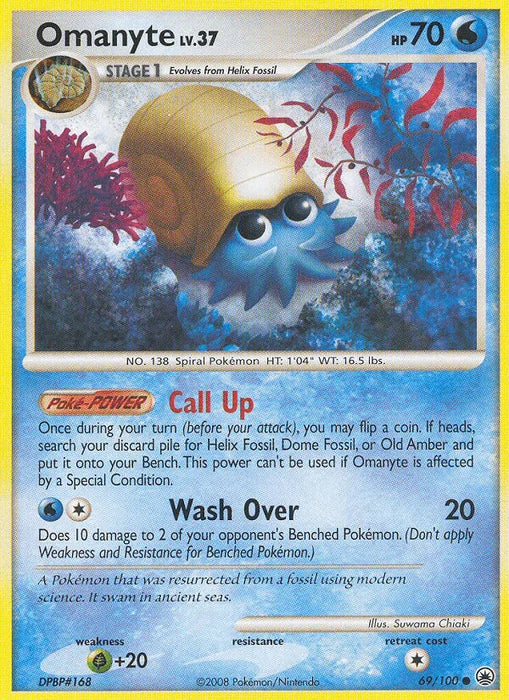 Omanyte (69/100) [Diamond & Pearl: Majestic Dawn] - for just $0.30! 