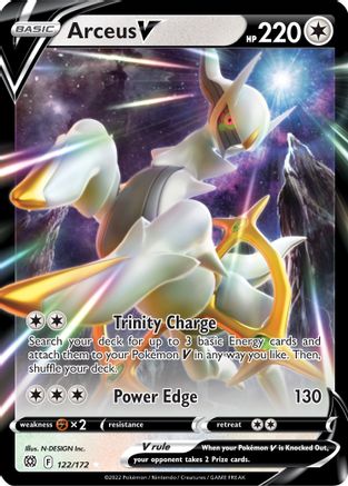 Arceus V 122/172 - SWSH09 Brilliant Stars Holofoil - for just $1.62! 