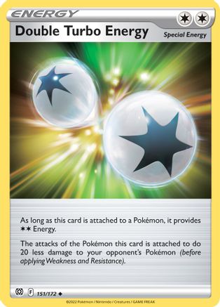 Double Turbo Energy 151/172 - SWSH09 Brilliant Stars - for just $0.10! 