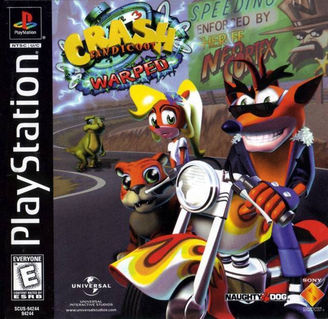 Crash Bandicoot 3: Warped (Holographic Cover) (Playstation) - for just $0! 