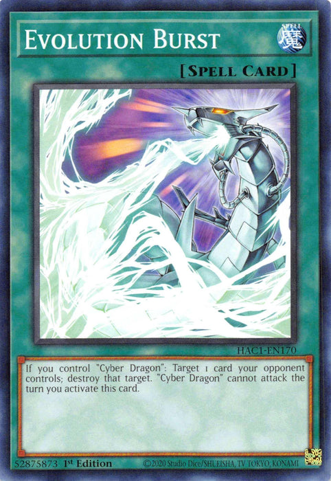 Evolution Burst [HAC1-EN170] Common - for just $0.10! 