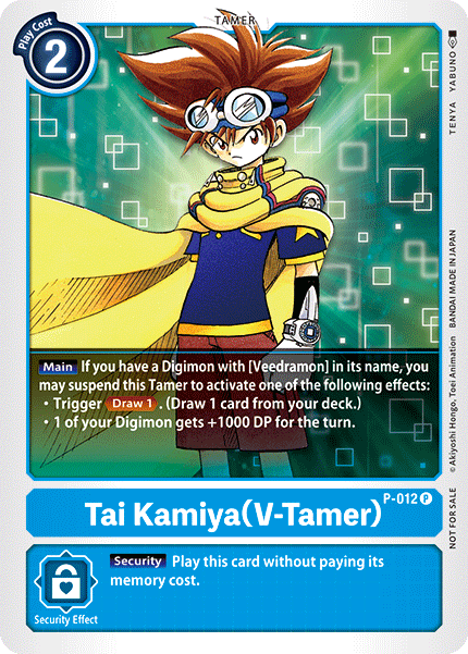 Tai Kamiya (V-Tamer) [P-012] [Promotional Cards] - Just $0.09! Shop now at Retro Gaming of Denver