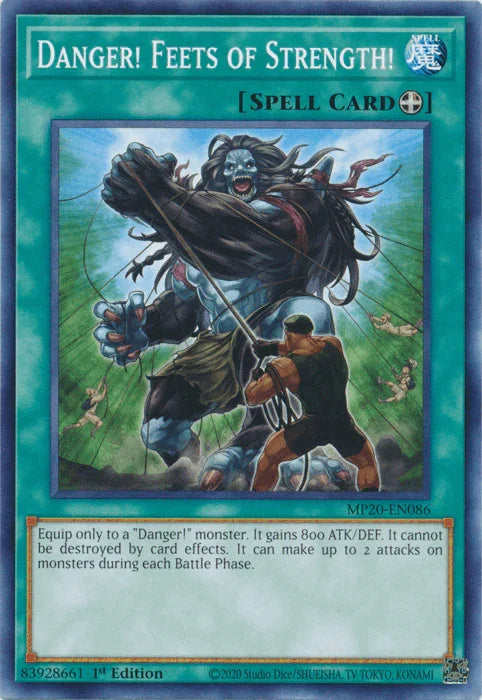 Danger! Feets of Strength! [MP20-EN086] Common - for just $0.10! 