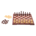 Travel Games: Rustik Foldable Magnetic Checkers/Chess  (Peachwood) - for just $24.99! 
