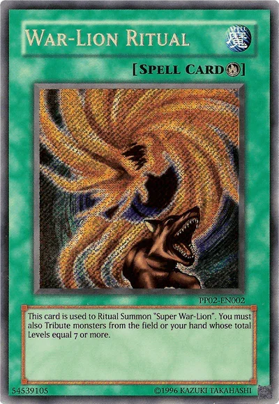 War-Lion Ritual [PP02-EN002] Secret Rare - for just $14.80! 