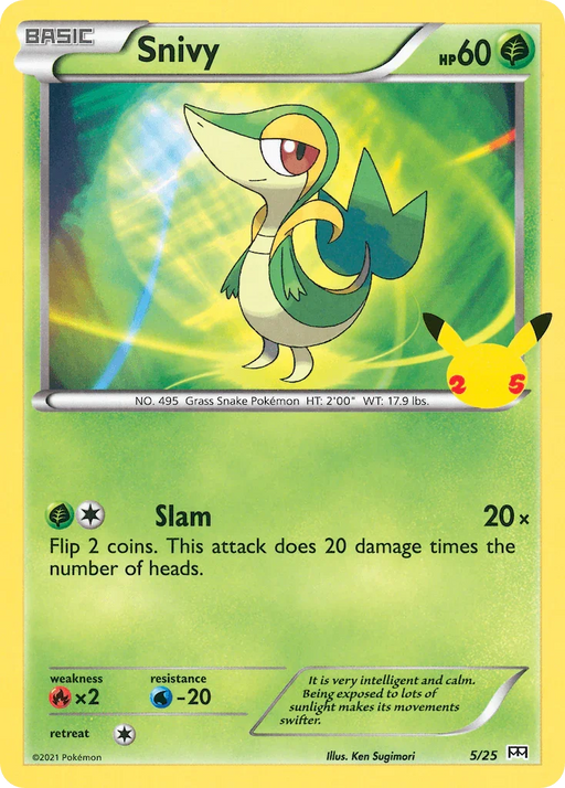 Snivy (5/25) [McDonald's 25th Anniversary] - for just $0.15! 