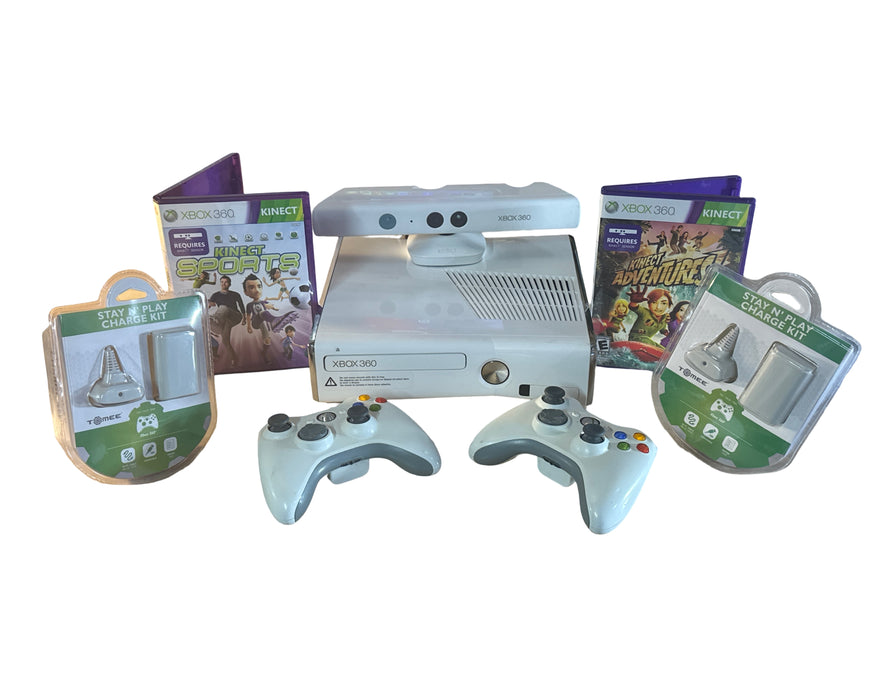 Xbox 360 Slim 4GB White Kinect Bundle - Xbox 360 - for just $304! 