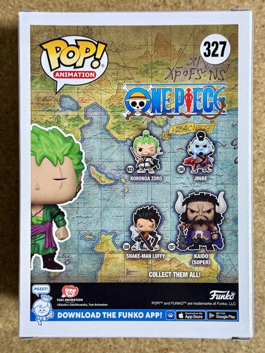 Funko Pop! Animation Glow Roronoa Zoro #327 One Piece 2023 Kody Vaulted Exclusive - for just $25! 