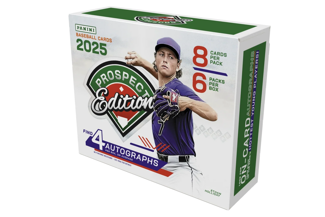 2025 Panini Prospect Edition Baseball - Hobby Box - for just $150! 