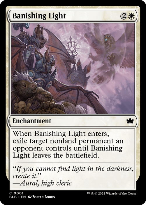 Banishing Light (BLB-001) - Bloomburrow - for just $0.05! 