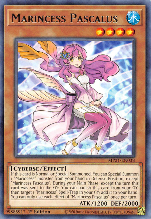 Marincess Pascalus [MP21-EN038] Rare - for just $0.10! 