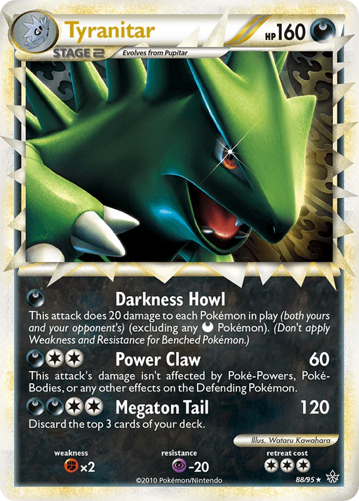 Tyranitar (88/95) [HeartGold & SoulSilver: Unleashed] - for just $95.90! 